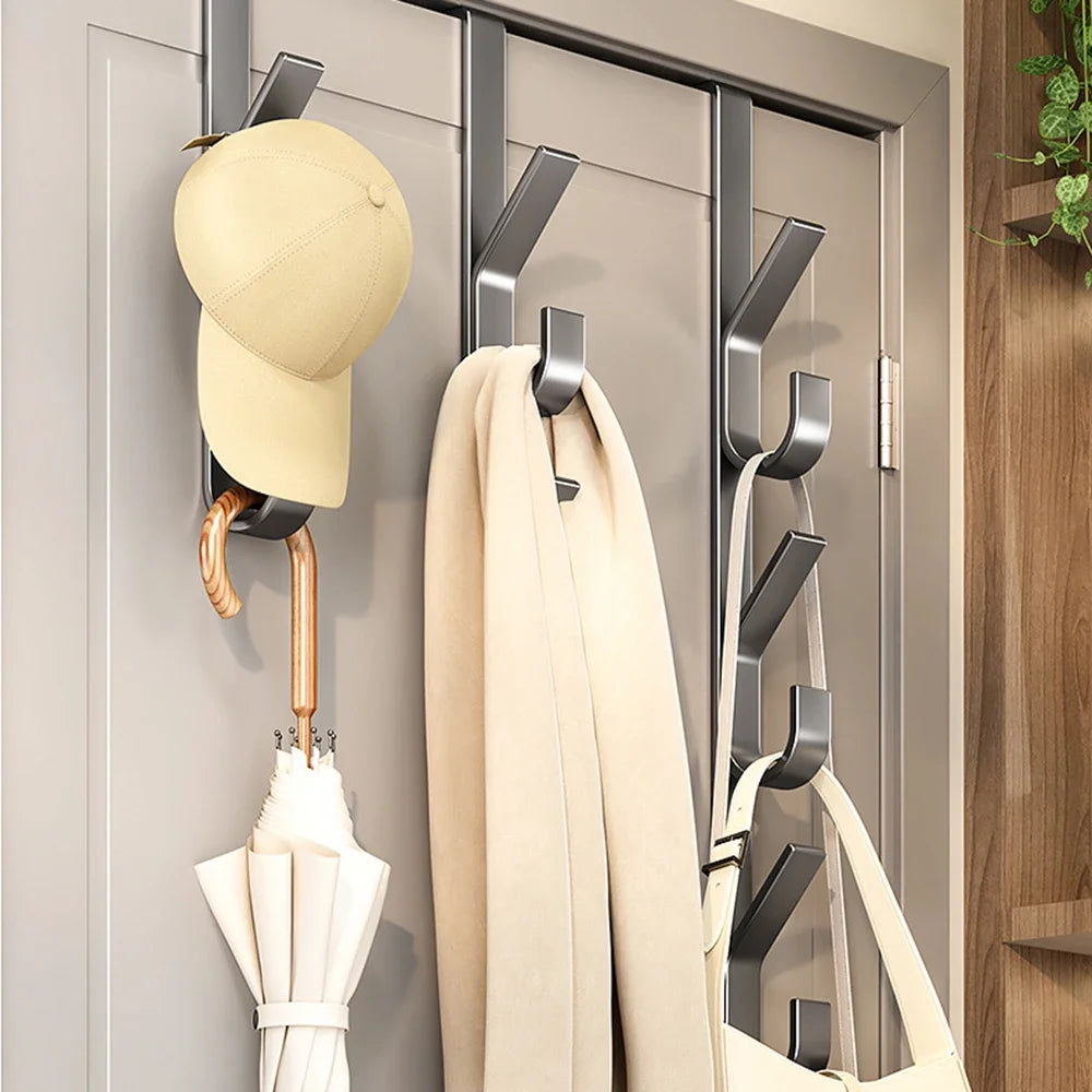 Easy Installation Door Hook-Strong Metal Coat Rack, Suitable for Clothes, Hats and Bags-Space Saving Design, Suitable for Home