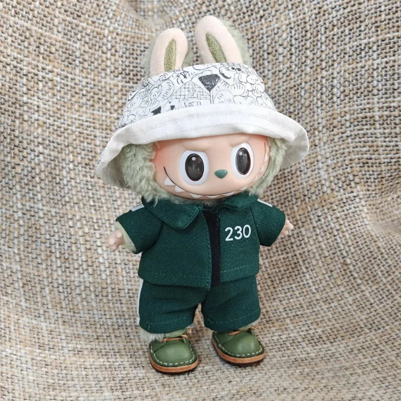 (Clothes Only) Seafood Game Series Doll Clothes for Labubu V1V2V3 Vinyl Doll Baby Clothes DIY Accessories