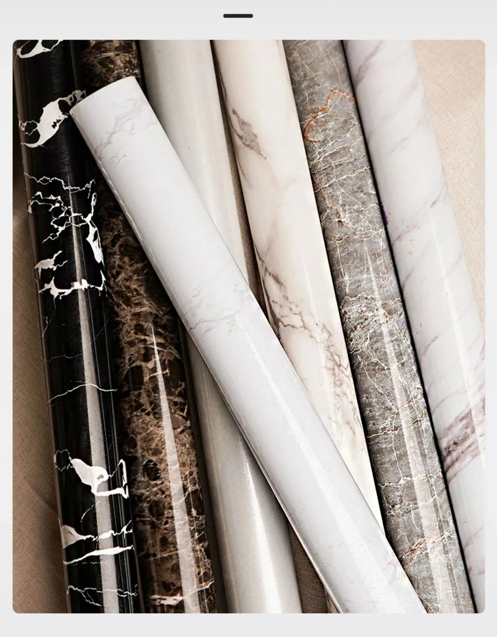 40cm Marble Vinyl Self Adhesive Wallpaper Waterproof Contact Paper PVC Wall Stickers for Kitchen Livingroom Home Decorative Film