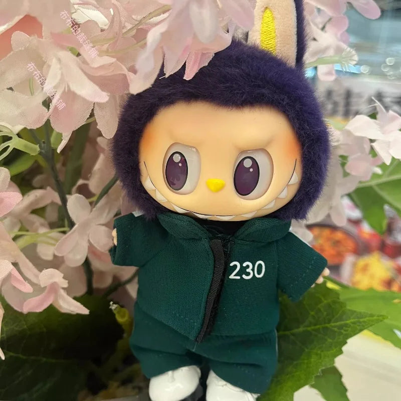 (Clothes Only) Seafood Game Series Doll Clothes for Labubu V1V2V3 Vinyl Doll Baby Clothes DIY Accessories