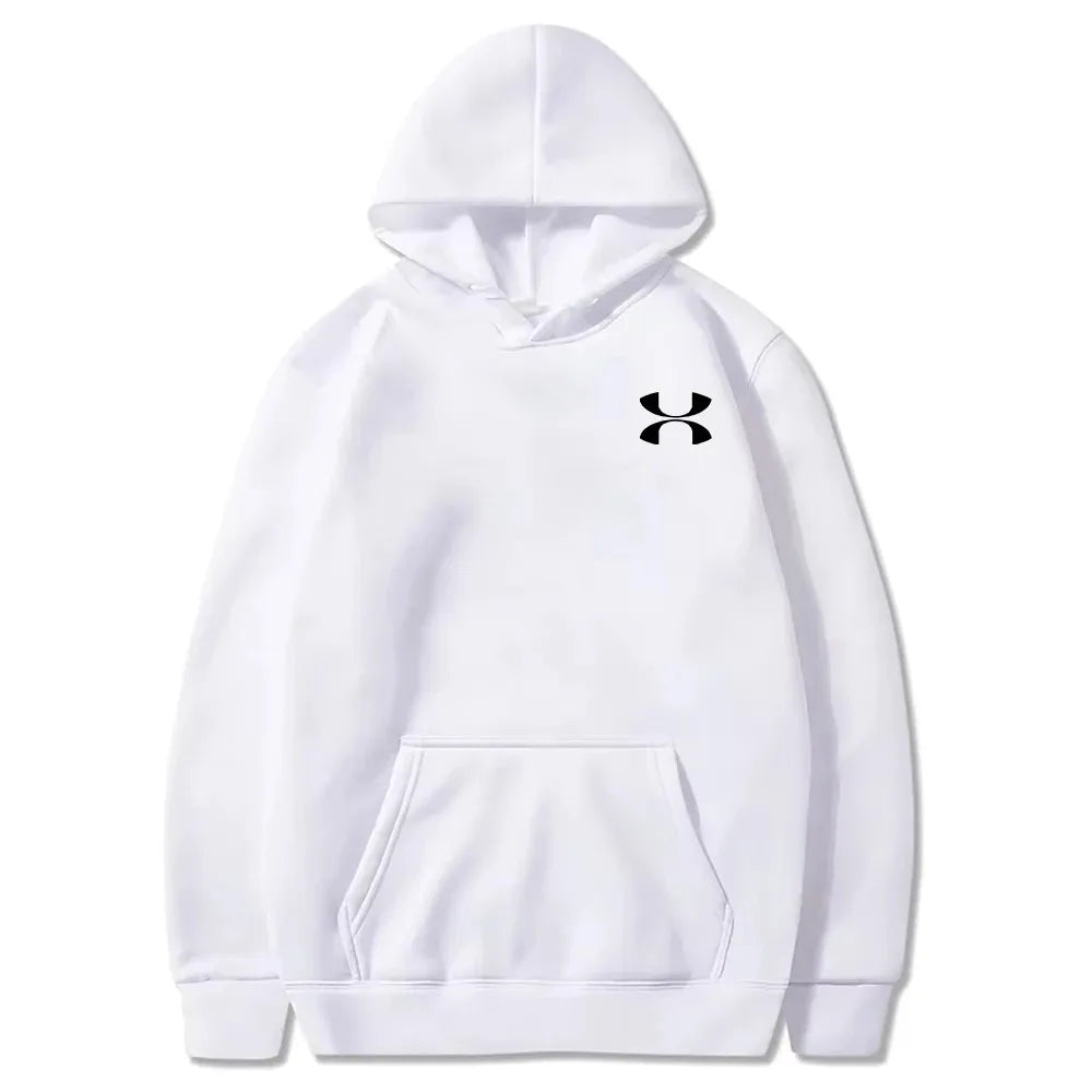 A trendy hooded sweatshirt for men, loose, street style, versatile and casual top