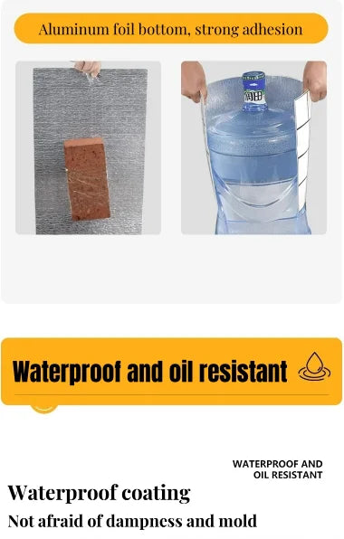 1 Roll Marble Thick Foam Bedroom Wallpaper Imitation Tile Self-Adhesive Bathroom Waterproof Wall Sticker Living Room Decoration