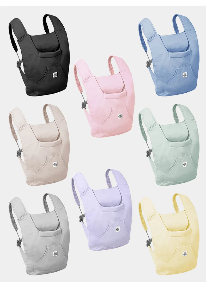 Pet Backpack Outdoor Travel Portable Cat and Dog Strap Bag Cotton Comfortable Handbag Pet Carrying Supplies