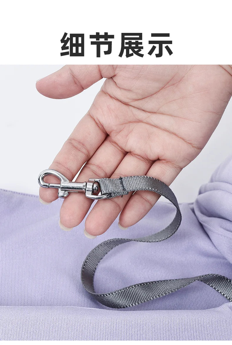 Pet Backpack Outdoor Travel Portable Cat and Dog Strap Bag Cotton Comfortable Handbag Pet Carrying Supplies