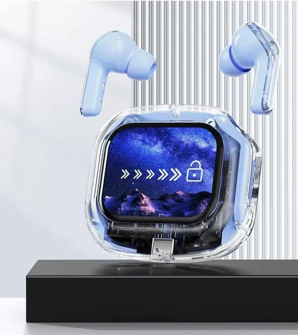 Wireless Bluetooth Headphones,144 Language Real Time Translation Earphone for Business,with Smart Touch Screen HiFi TWS Headset