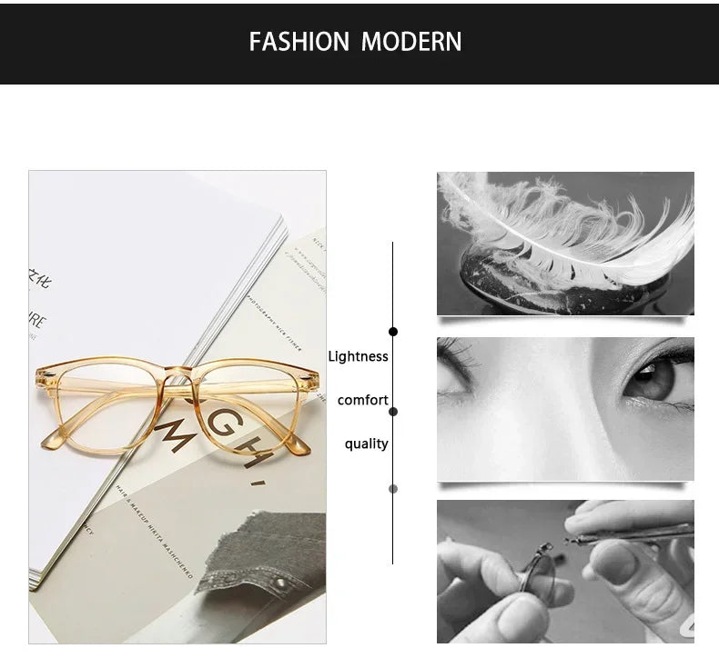 Lunettes d'ordinateur transparentes rétro coréennes pour femmes, Anti-lumière bleue, carrées, blocage optique, 2024