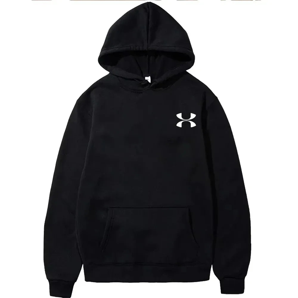 A trendy hooded sweatshirt for men, loose, street style, versatile and casual top