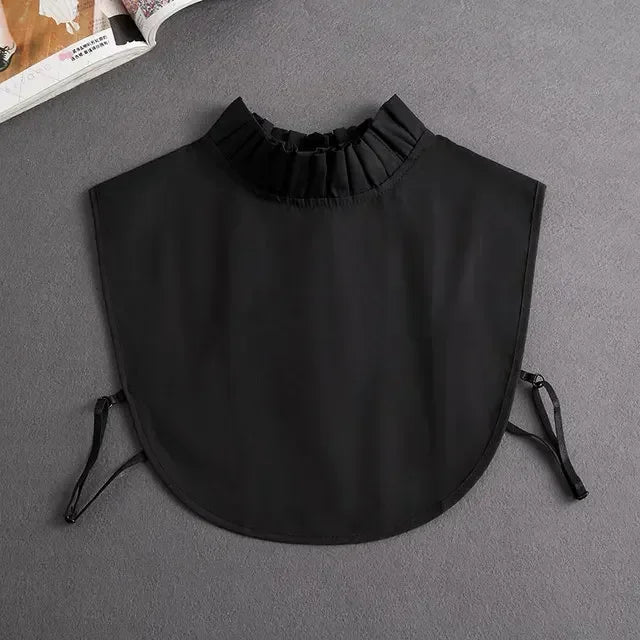 Mode 2025 cravate avant blanc faux col pour les femmes col détachable faux filles Vintage dentelle dames faux col de chemisier