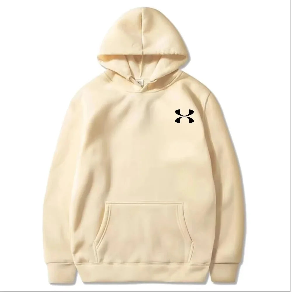 A trendy hooded sweatshirt for men, loose, street style, versatile and casual top