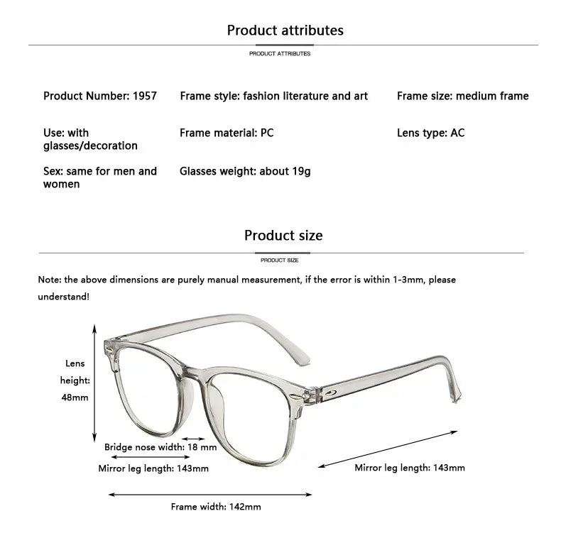 Lunettes d'ordinateur transparentes rétro coréennes pour femmes, Anti-lumière bleue, carrées, blocage optique, 2024