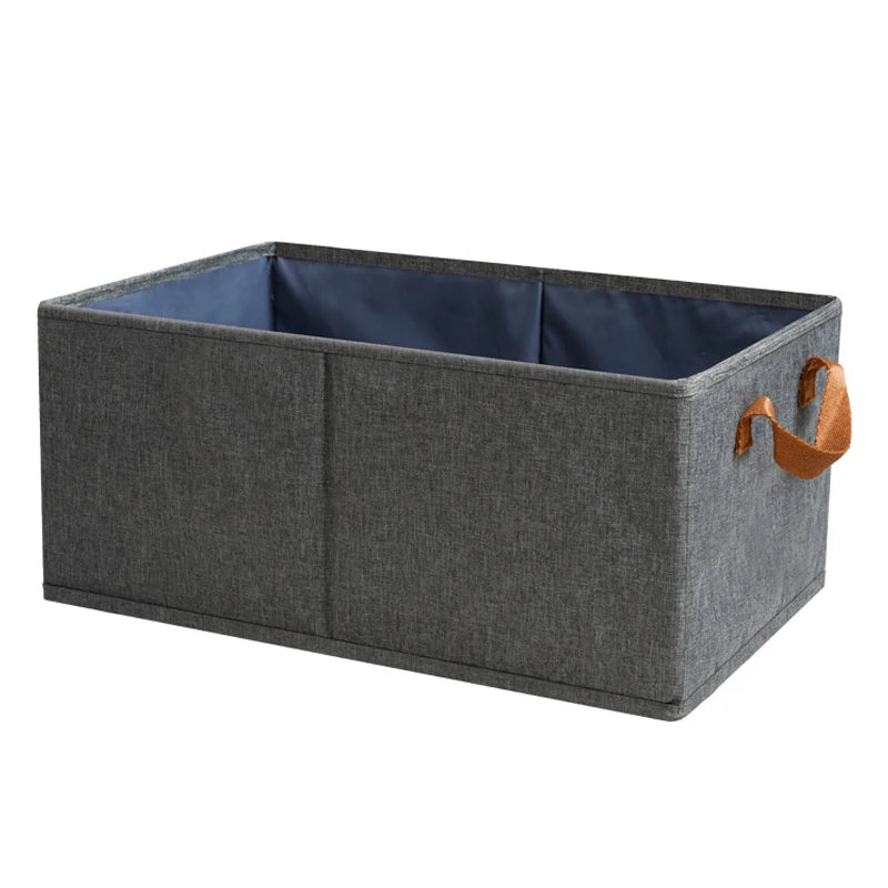 Cationic Clothing Storage Box Clothes Socks Toy Snacks Sundries Organizer Multifunctional Cosmetics Folding Fabric Box