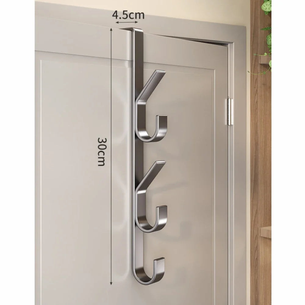 Easy Installation Door Hook-Strong Metal Coat Rack, Suitable for Clothes, Hats and Bags-Space Saving Design, Suitable for Home