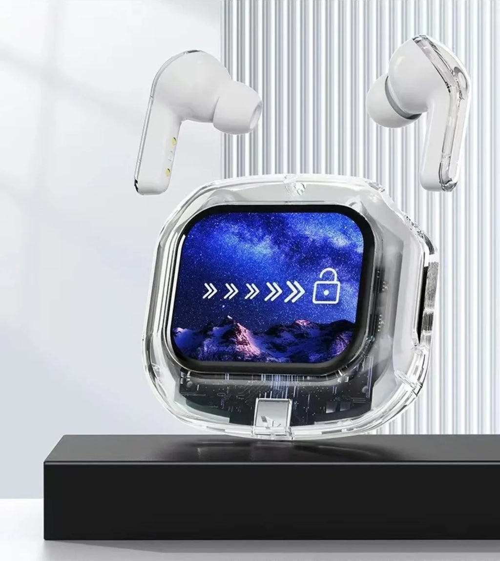 Wireless Bluetooth Headphones,144 Language Real Time Translation Earphone for Business,with Smart Touch Screen HiFi TWS Headset