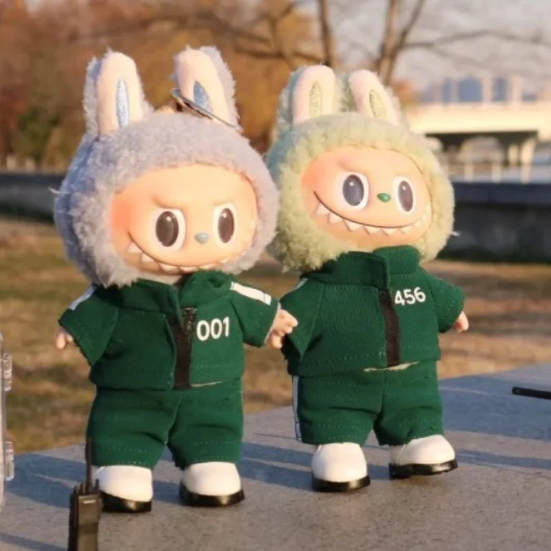 (Clothes Only) Seafood Game Series Doll Clothes for Labubu V1V2V3 Vinyl Doll Baby Clothes DIY Accessories