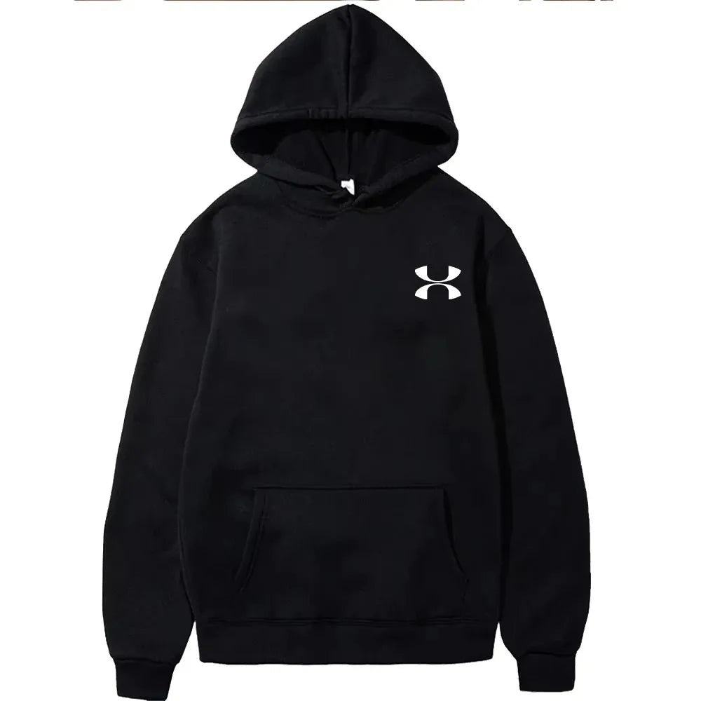 A trendy hooded sweatshirt for men, loose, street style, versatile and casual top