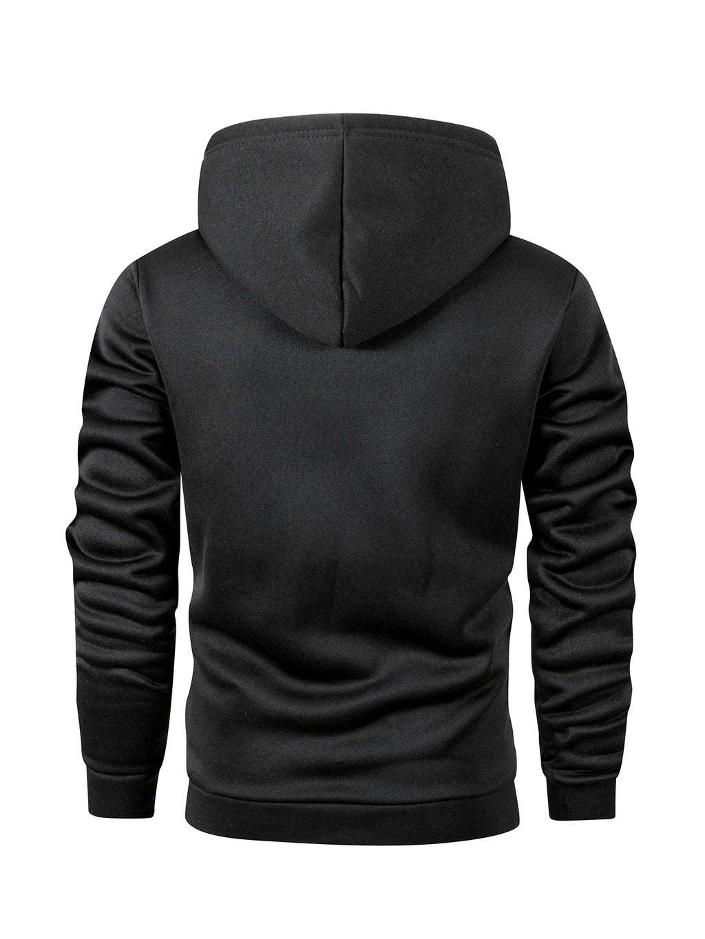 Sweatshirt New Spring Autumn Streetwear Fashion Outwear Men's Solid Color Hooded Hoodies Casual Loose Fleece Coats Men Clothing