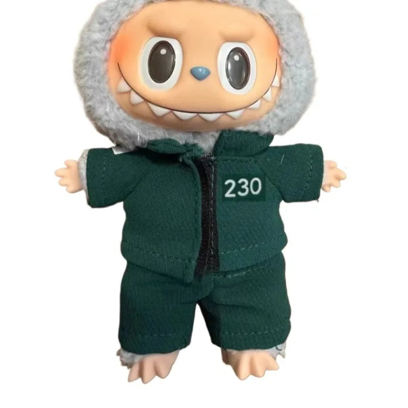 (Clothes Only) Seafood Game Series Doll Clothes for Labubu V1V2V3 Vinyl Doll Baby Clothes DIY Accessories