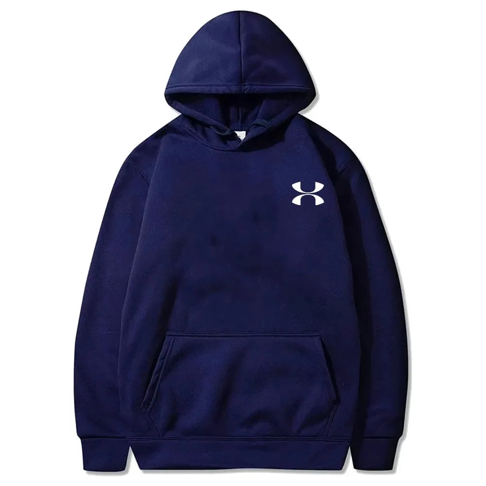 A trendy hooded sweatshirt for men, loose, street style, versatile and casual top