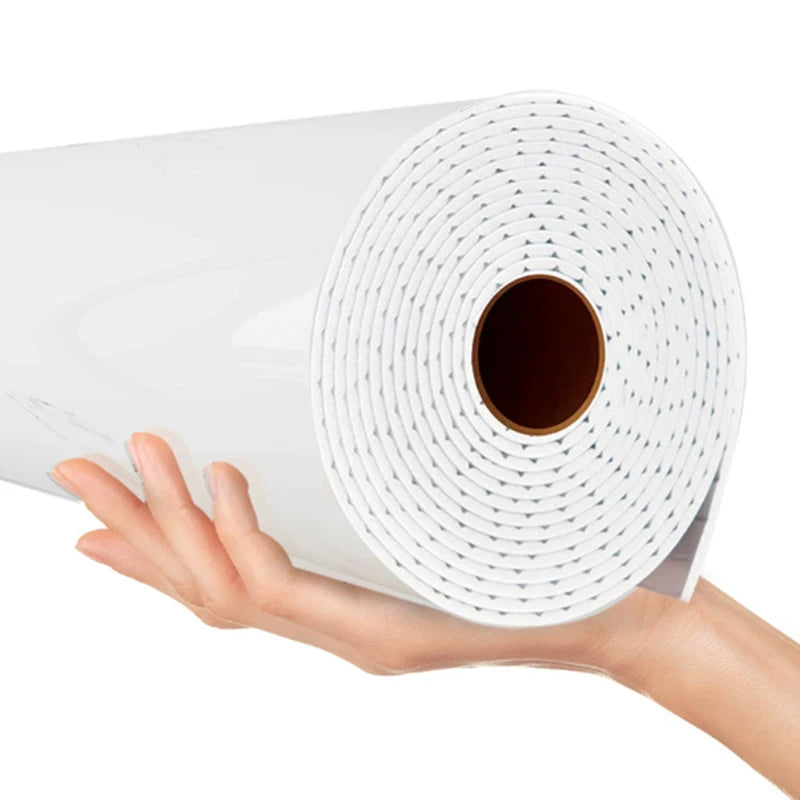 1 Roll Marble Thick Foam Bedroom Wallpaper Imitation Tile Self-Adhesive Bathroom Waterproof Wall Sticker Living Room Decoration