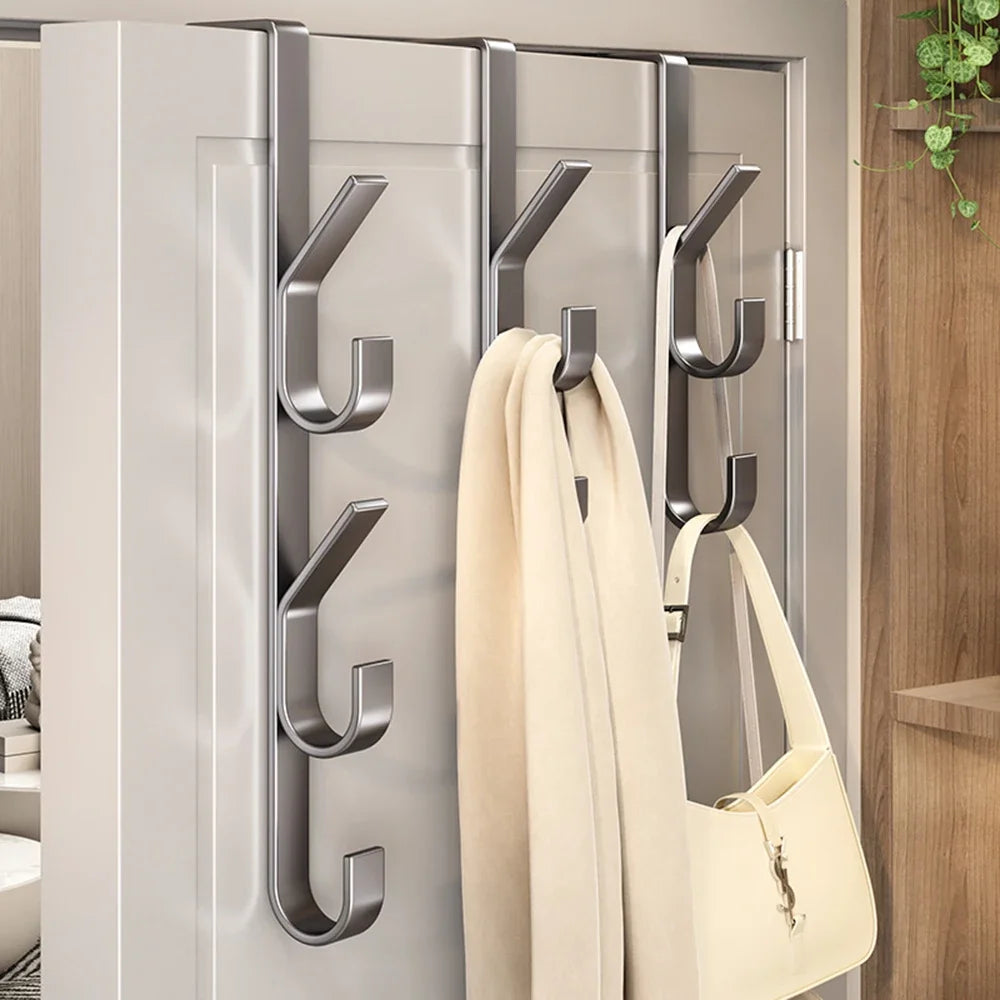 Easy Installation Door Hook-Strong Metal Coat Rack, Suitable for Clothes, Hats and Bags-Space Saving Design, Suitable for Home